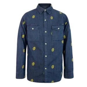 NEW Welovefine Adventure Time Lemon Denim Button Up